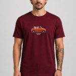 3 Coaches | Organic T-Shirt – Μπορντό