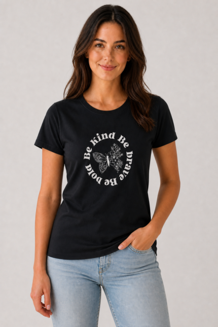 Be Kind Be Brave Be Bold γυναικείο Μαύρο μοντέλο