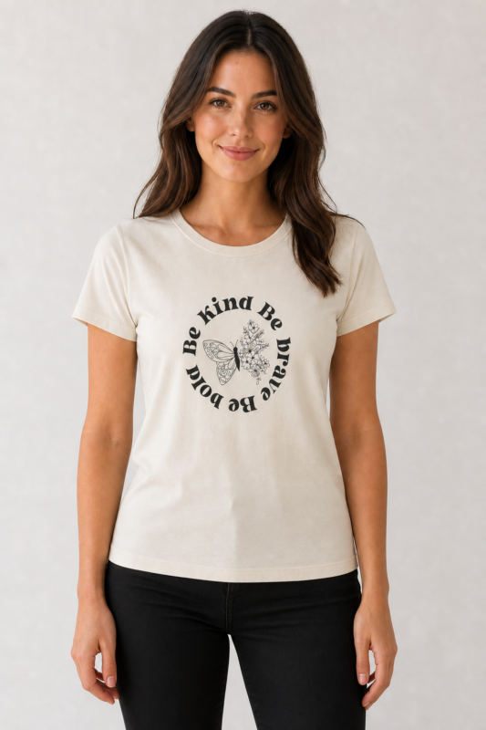 Be Kind Be Brave Be Bold γυναικείο Off-White μοντέλο