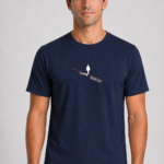 Memento Vivere | Organic T-Shirt - Navy