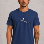 Memento Vivere | Organic T-Shirt - Indigo