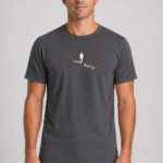 Memento Vivere | Organic T-Shirt - Μολυβί