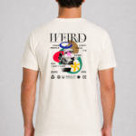 WEIRD Organic T-Shirt Off-White model