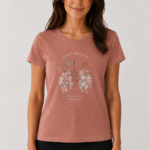 DEEP BREATH Γυναικείο Organic T-Shirt Σάπιο Μήλο model