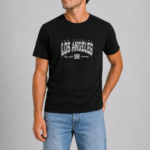 Los Angeles T-Shirt Μαύρο