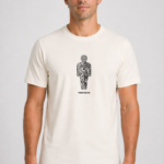 Mechanical Body Organic T-Shirt Off-White σε μοντέλο