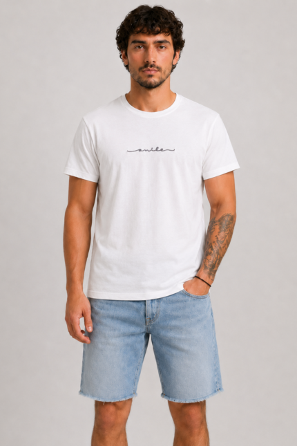 Smile T-Shirt Λευκό