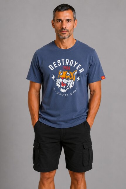 Vicious Tiger Premium T-Shirt Ιντικό