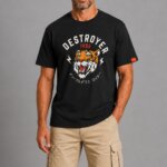 Vicious Tiger Premium T-Shirt Μαύρο