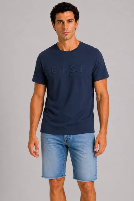 G.1.S.F Basic T-Shirt Μπλε