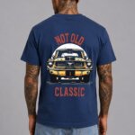 Not Old Classic Basic T-Shirt - Ναυτικό Μπλε - 01 back