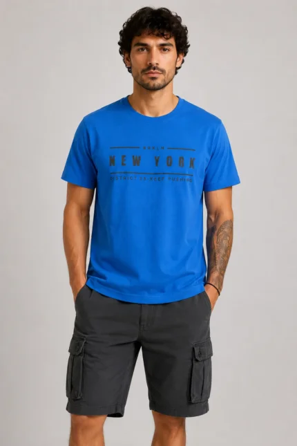New York Basic T-Shirt Ρουά