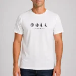 To The Moon Basic T-Shirt Λευκό