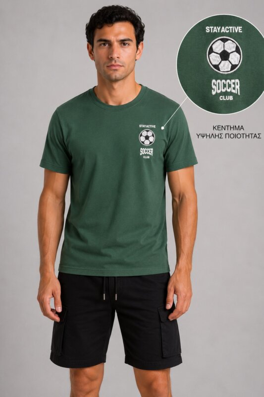 Soccer Basic T-Shirt Πράσινο