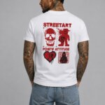 Street Art Basic T-Shirt - Λευκό - 01 back