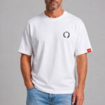 Κύκλο Premium T-Shirt Λευκό