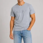 G.1.S.F Basic T-Shirt Γκρι Ανοιχτό