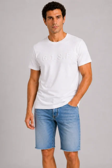 G.1.S.F Basic T-Shirt Λευκό