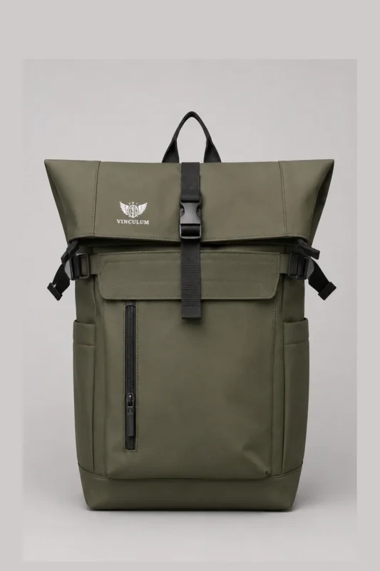 Backpack Χακί μπροστά