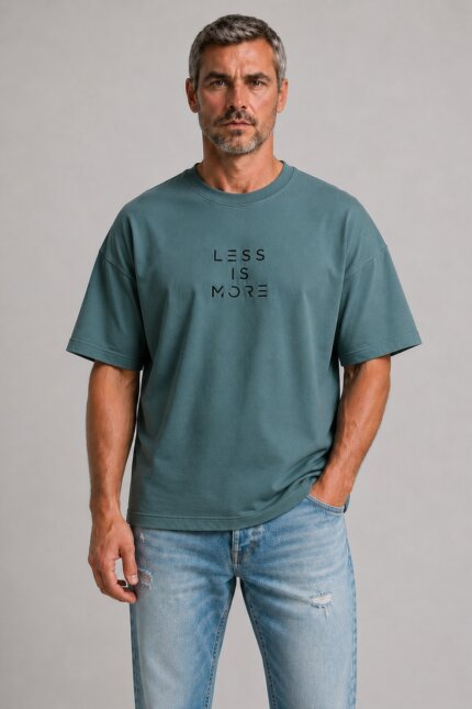 Less is More Premium T-Shirt Πράσινο