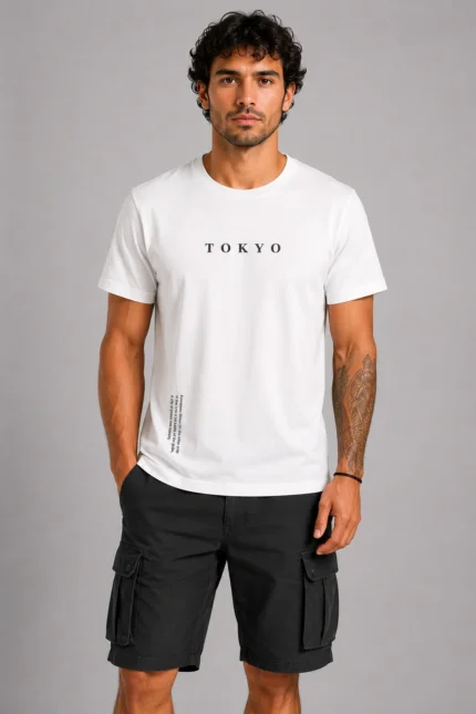 Tokyo Basic T-Shirt Λευκό