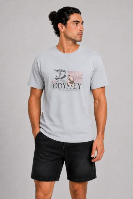 Odyssey Basic T-Shirt Σιέλ
