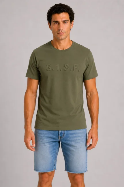 G.1.S.F Basic T-Shirt Πράσινο