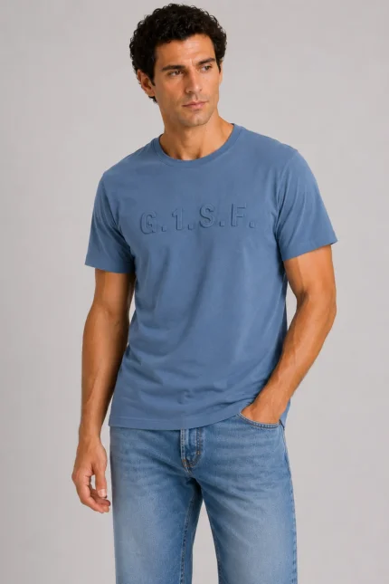 G.1.S.F Basic T-Shirt Πετρόλ
