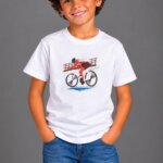 VINCULUM PLAY Cycling Παιδικό Organic T-Shirt Λευκό