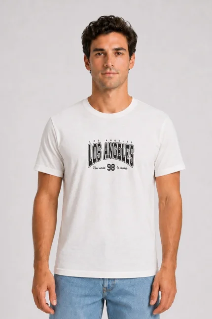 Los Angeles T-Shirt Λευκό