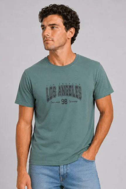 Los Angeles T-Shirt Πράσινο