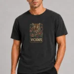 Vicious Tiger Basic T-Shirt Μαύρο