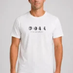 To The Moon Basic T-Shirt Λευκό
