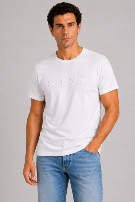 G.1.S.F Basic T-Shirt Λευκό