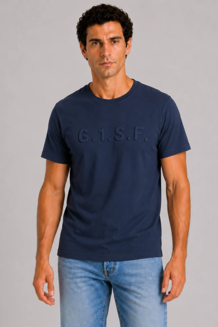 G.1.S.F Basic T-Shirt Μπλε