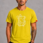 World Premium T-Shirt Κίτρινο μπροστά
