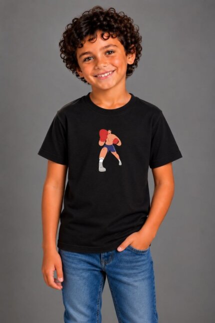 VINCULUM PLAY Boxing Παιδικό Organic T-Shirt Μαύρο