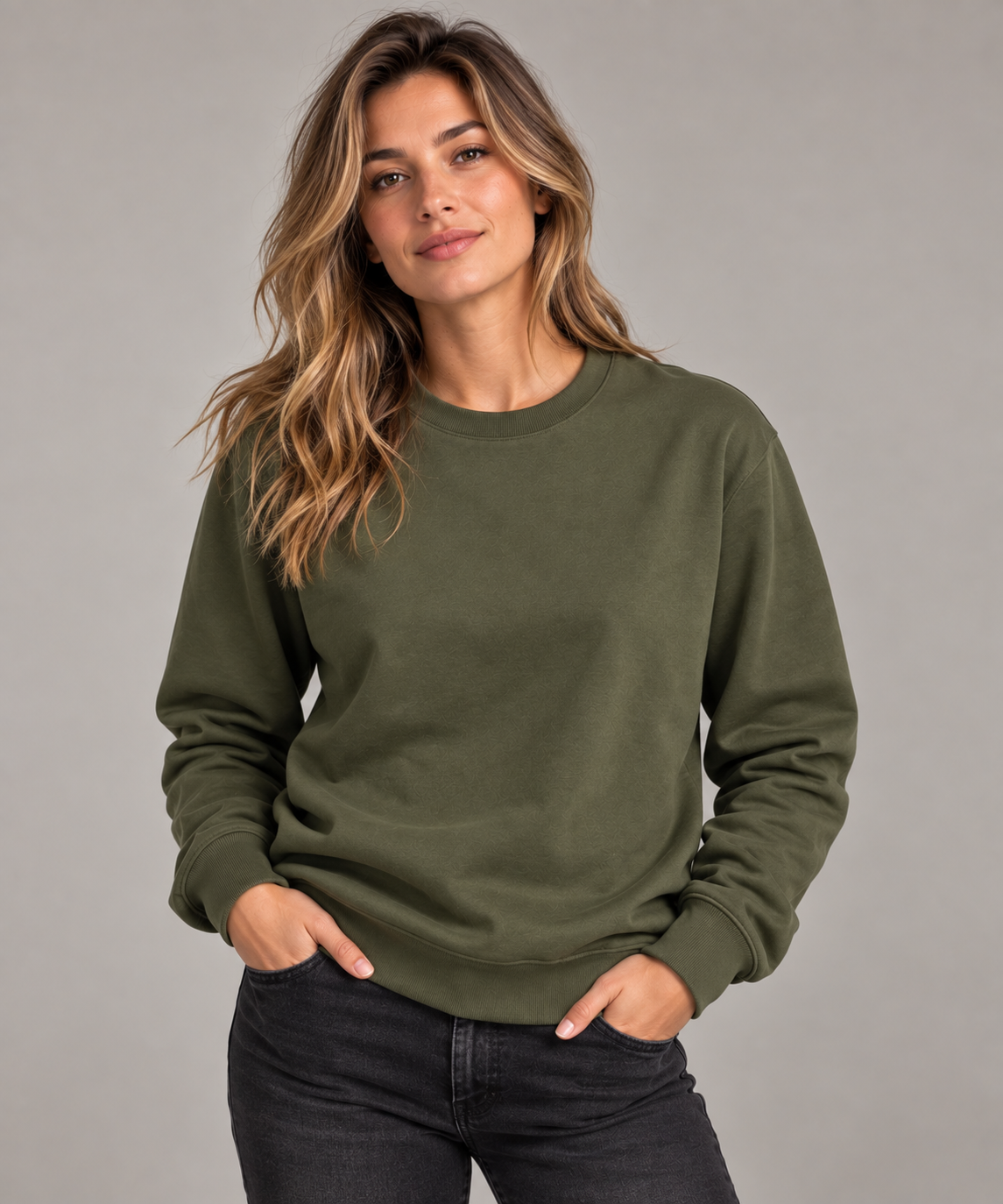 Crewneck / Φούτερ λαιμόκοψη – φωτογραφία εφαρμογής