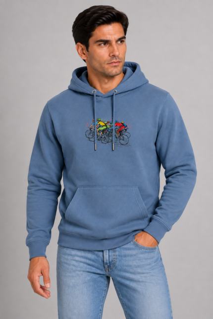 Ride Together EA349 unisex hoodie Σιέλ – Vinculum