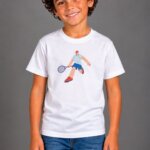 VINCULUM PLAY Tennis Παιδικό Organic T-Shirt Λευκό