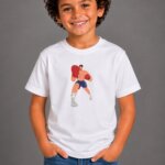 VINCULUM PLAY Boxing Παιδικό Organic T-Shirt Λευκό