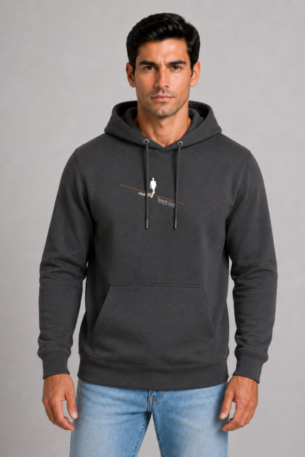 Memento Vivere unisex hoodie ανθρακί – VINCULUM