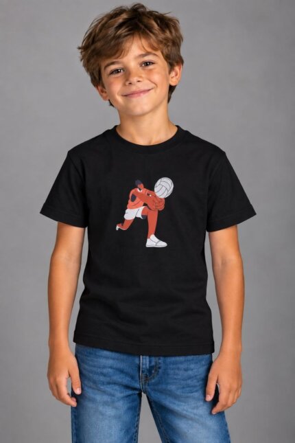 VINCULUM PLAY Volleyball Παιδικό Organic T-Shirt Μαύρο